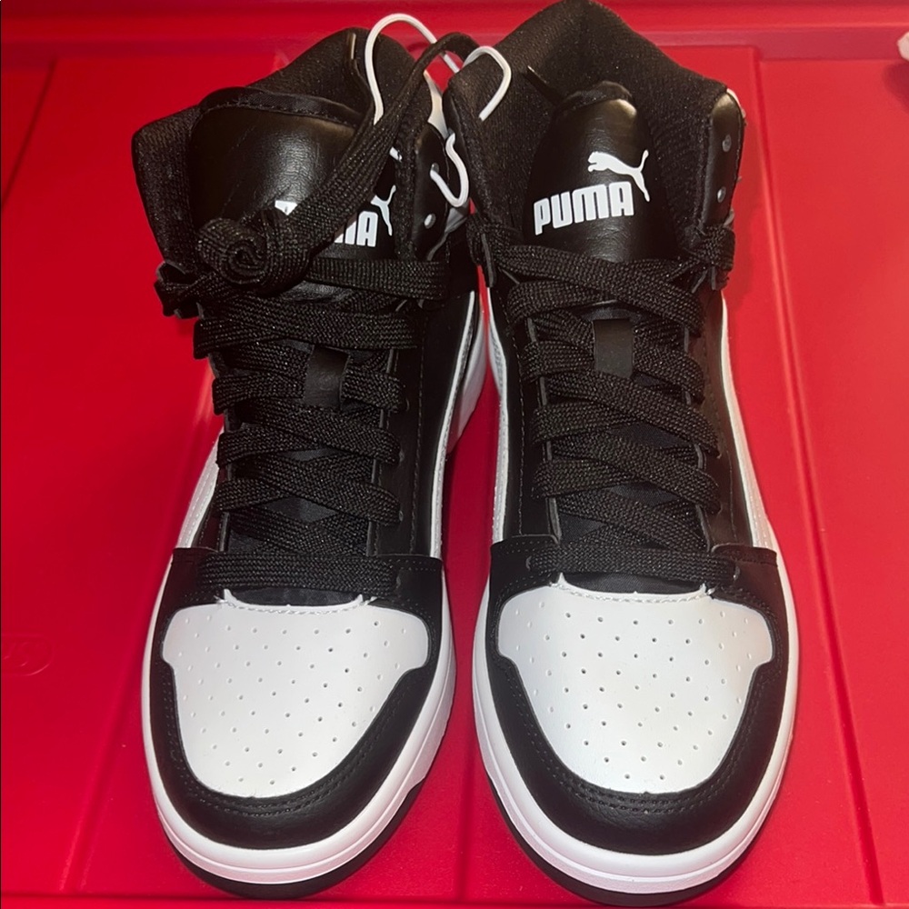 Puma Black and White Sneakers